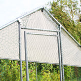 Hönsgård med 2st Vattentäta Tak 4 m x 8 m x 2 m