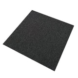 40 x Textilplattor för Golv Kolsvart 10m2
