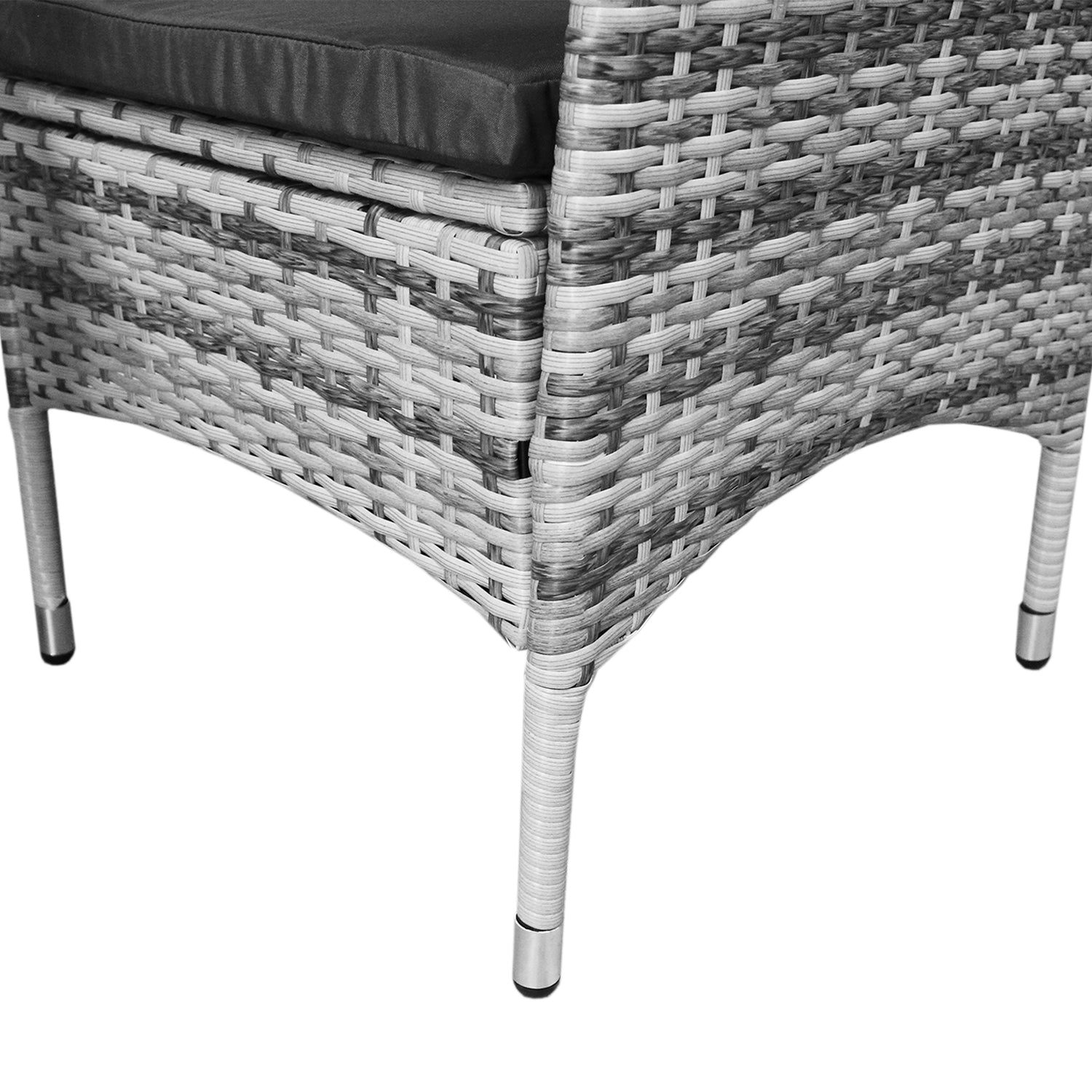 Jardí Rotting Möbelgrupp i Bistro-stil Ljusgrå