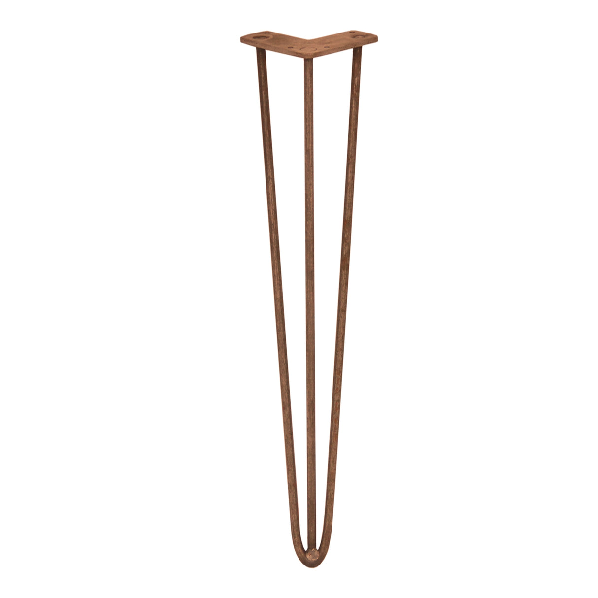 4 x 71 cm Hårnålsben - 3 Stänger - 12 mm - Koppar