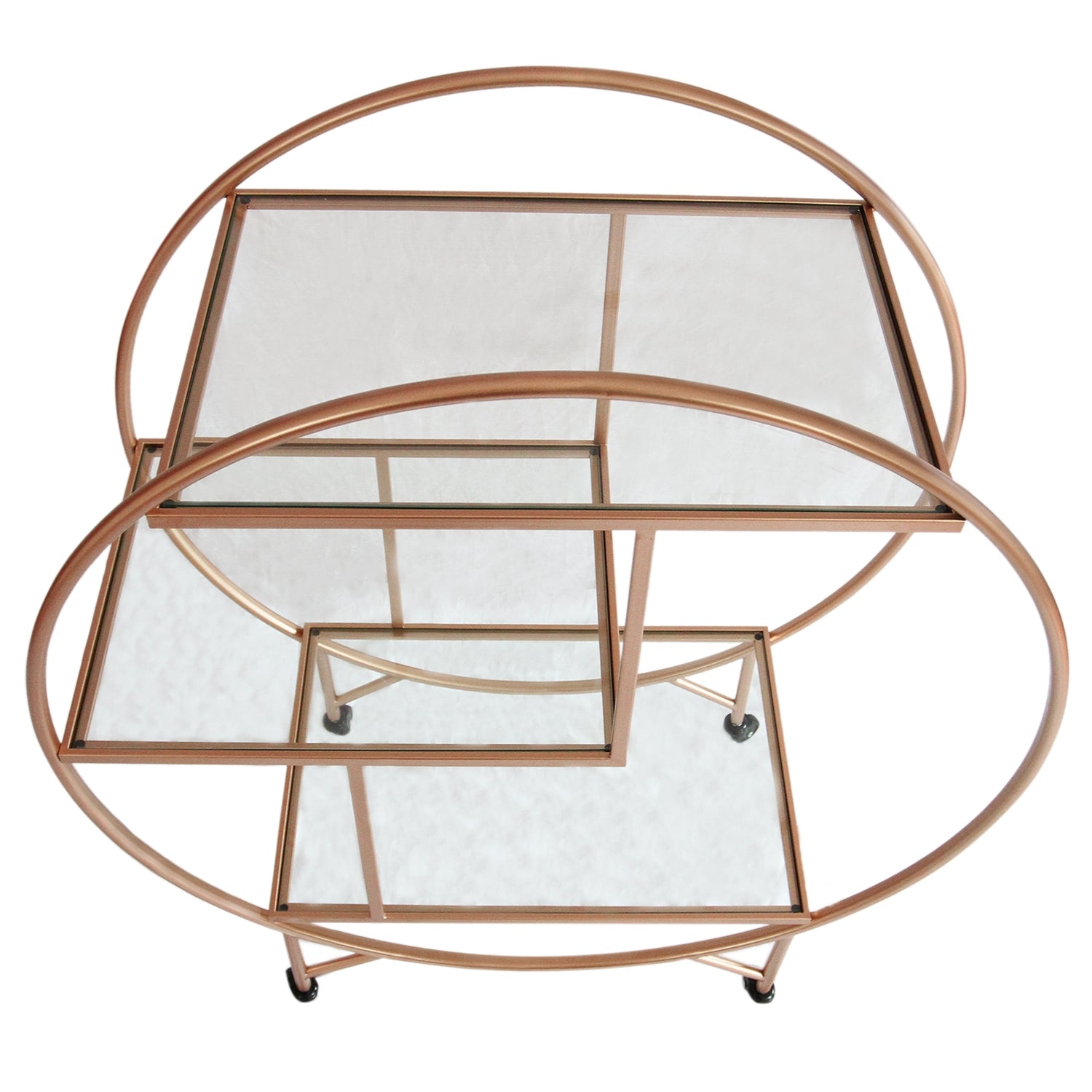 Serveringsvagn Roséguld