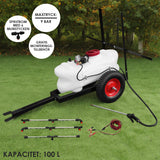 100 L ATV-Spruta med Släp
