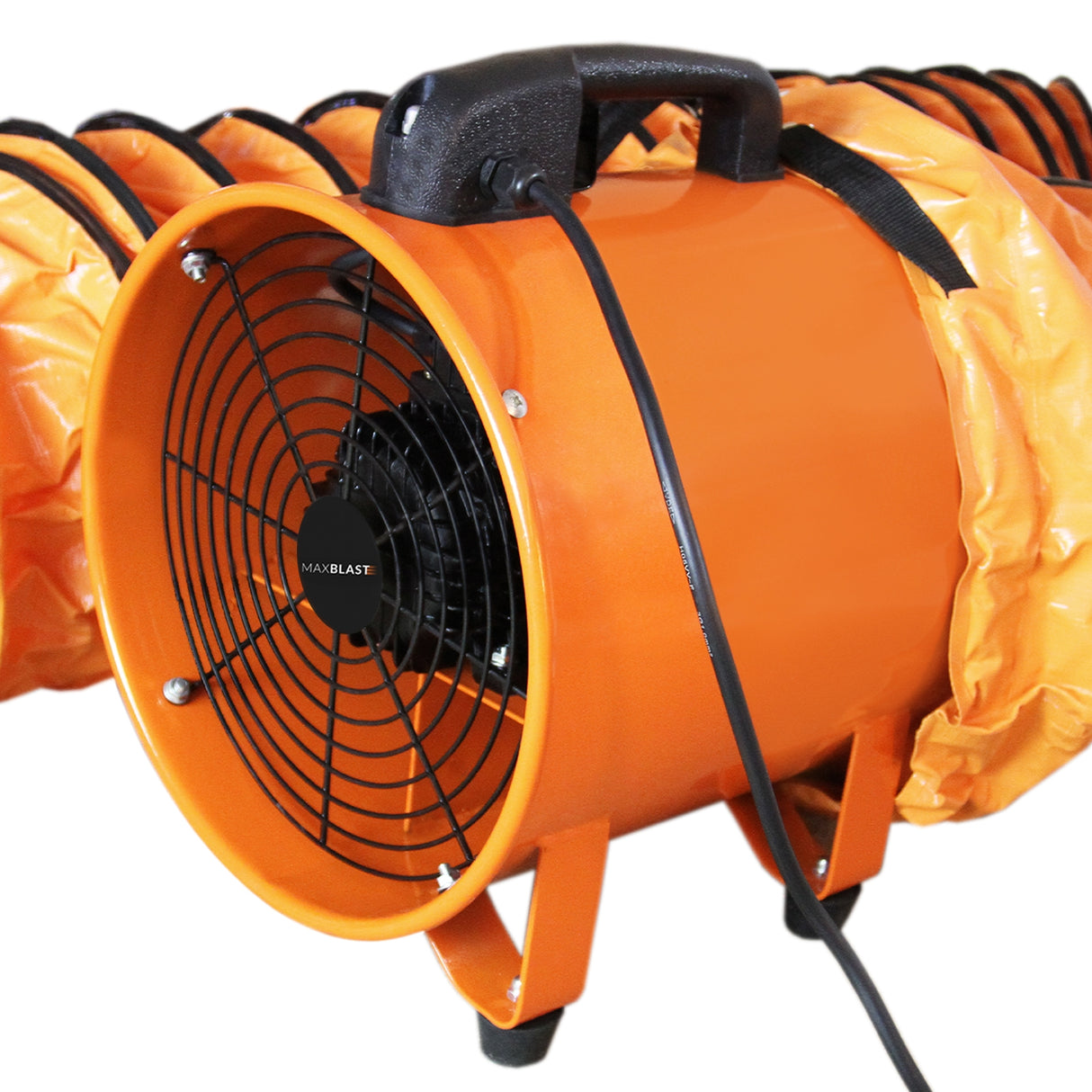 MAXBLAST Byggfläkt 300mm 550W 110V med 12m fläktslang