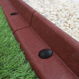 22 st Böjbara Rabattkanter 1,2 m - Terracotta