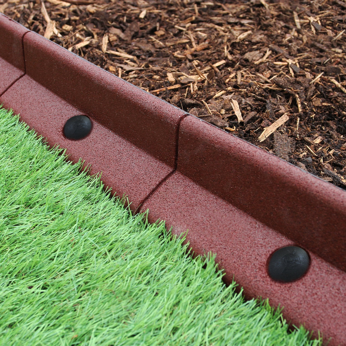 4 st Böjbara Rabattkanter 1,2 m - Terracotta
