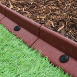 4 st Böjbara Rabattkanter 1,2 m - Terracotta