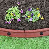 22 st Böjbara Rabattkanter 1,2 m - Terracotta