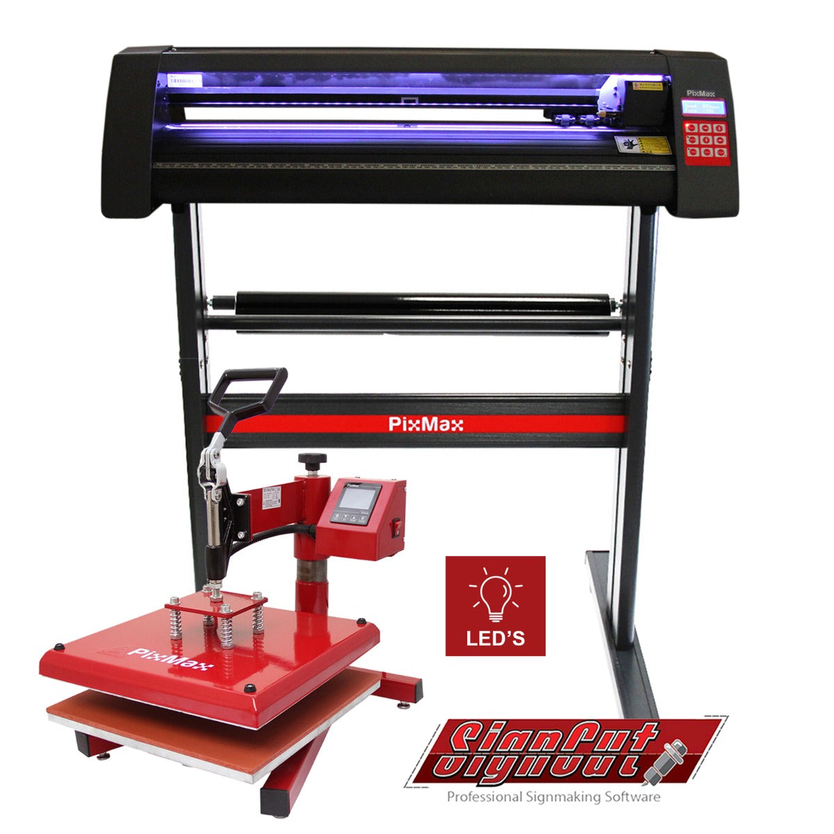 LED-Skärplotter 72 cm, Värmepress & Signcut Pro