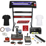 PixMax Da Vinci-Paket 5 i 1 Värmepress, Skärplotter, Skrivare