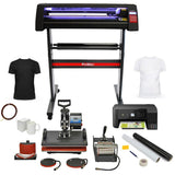 PixMax Da Vinci-Paket 5 i 1 Värmepress, Skärplotter, Skrivare
