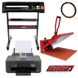 50cm Värmepress, 720mm Skärplotter & Epson-skrivare