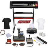 PixMax Da Vinci-Paket 5 i 1 Värmepress, Skärplotter & Skrivare