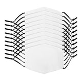 Små ansiktsmasker för sublimering / 10-pack