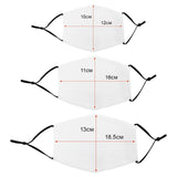 Ansiktsmasker SubliTöm Blanks Paket / 30-pack