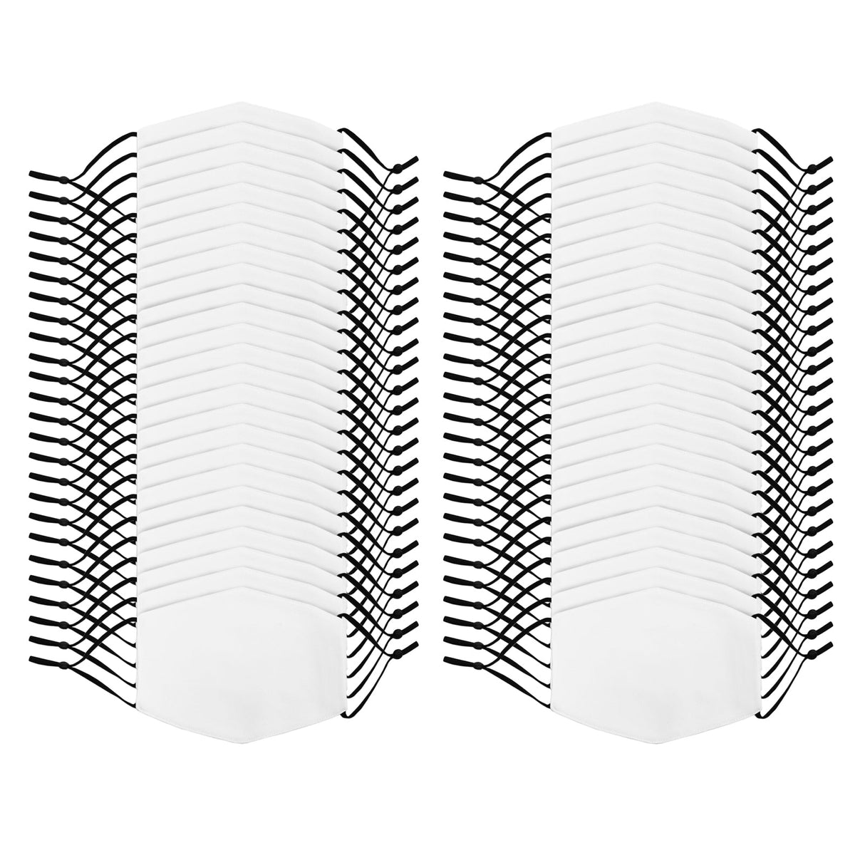 Stora ansiktsmasker för sublimering / 50-pack