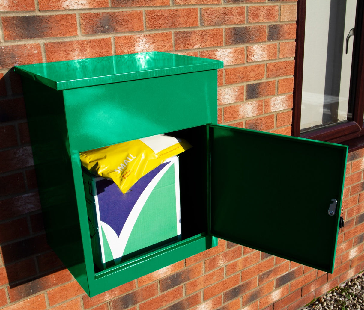 Paketlåda Postlåda Grön