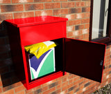 Paketlåda Postlåda Röd