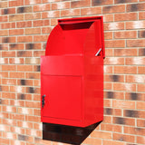Paketlåda Postlåda Röd