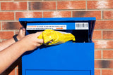 Paketlåda Postlåda Blå