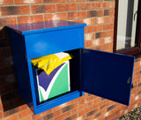 Paketlåda Postlåda Blå