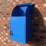 Paketlåda Postlåda Blå