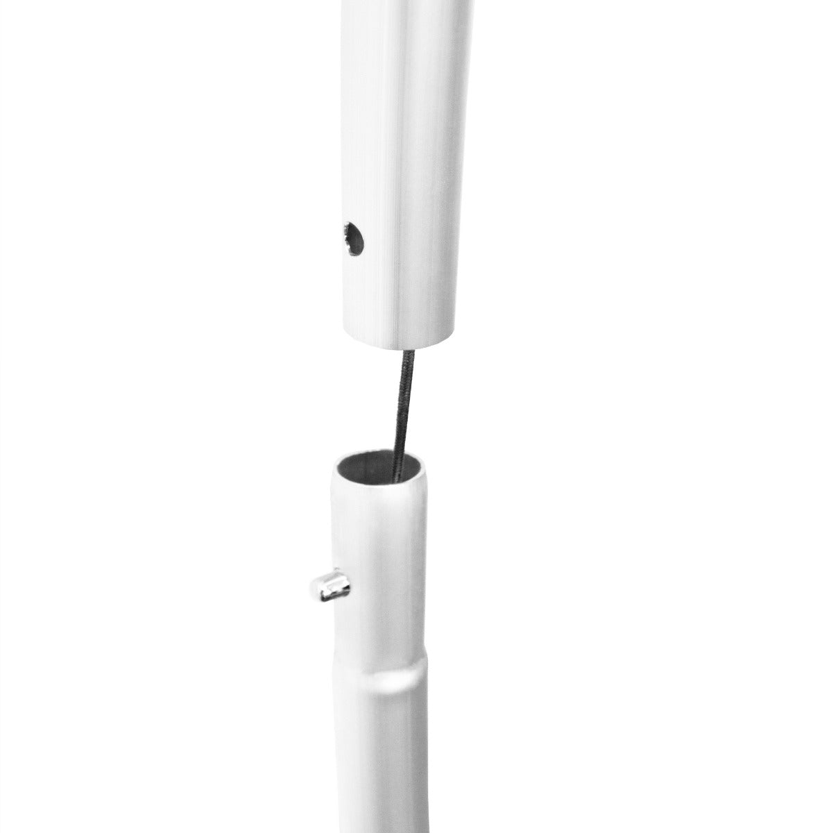 Bröllopsbåge-Rund-Vit 200cm