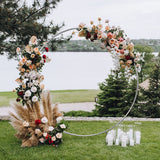 Bröllopsbåge-Rund-Silver 200cm