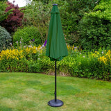 Grönt 2.7m LED Lutande Parasoll