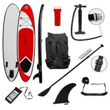 3m Uppblåsbar Paddle Board Röd