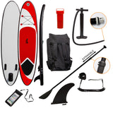 3m Uppblåsbar Paddle Board Röd
