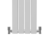 Designerradiatorer med Platta Paneler Vita 1800mm x 280mm