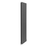 Designerradiatorer med Platta Paneler Mörkgrå 1800mm x 420mm