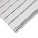 Designerradiatorer med Platta Paneler Vita 1800mm x 420mm