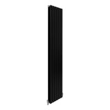 Designerradiatorer med Platta Paneler Svarta 1800mm x 420mm