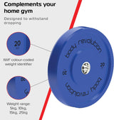 Body Revolution Blå Olympiska Bumpervikter 2 x 20 kg