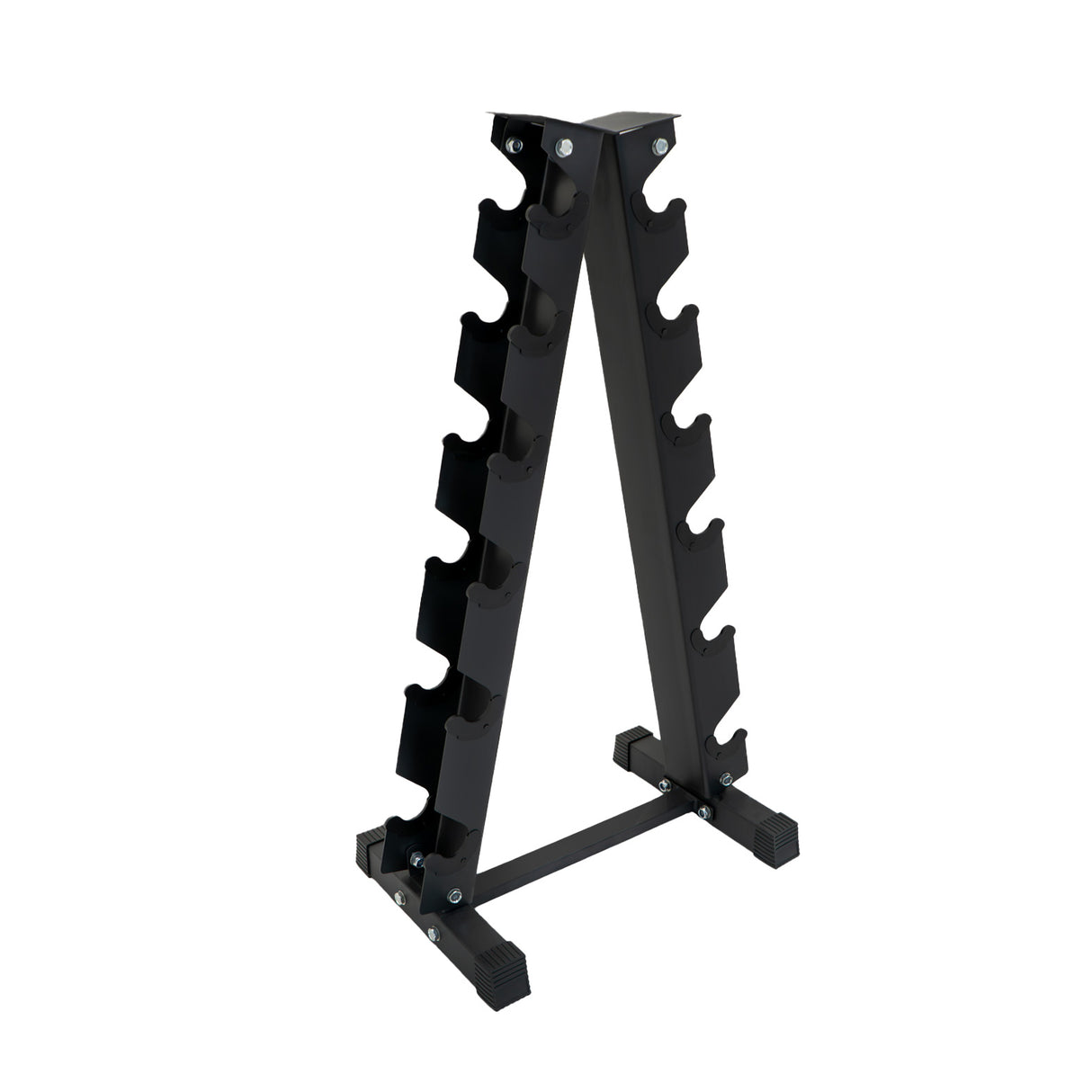 Hantelset med Neoprenbeläggning och Inkluderat Ställ