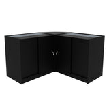 "ADONIS" Set med LED-belysta Butiksmoduler CM60+B900+C900 – Svart