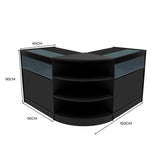 "THESEUS" Set med LED-belysta Butiksmoduler LM60+ 2x B900 – Svart