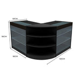 "APOLLO" Set med LED-belysta Butiksmoduler LM60+ 2x K900 – Svart