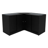 "HARMONIA" Set med LED-belysta Butiksmoduler LM60+B900+C900 – Svart