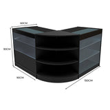"CALLIOPE" Set med LED-belysta Butiksmoduler LM60+K900+C900 – Svart