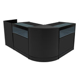 "LUNA" Set med LED-belysta Butiksmoduler CM60 + 2xB900 + TB60 – Svart