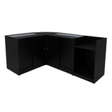 "PHOENIX" Set med LED-belysta Butiksmoduler CM60 + 2xC900 + TB60 – Svart