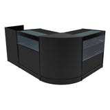 "GRAVITY" Set med LED-belysta Butiksmoduler CM60 + B900 + C900 + TB60 – Svart