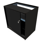 "GRAVITY" Set med LED-belysta Butiksmoduler CM60 + B900 + C900 + TB60 – Svart