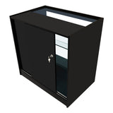 "POLARIS" Set med LED-belysta Butiksmoduler CM60 + B900 + K900 + TB60 – Svart