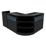 "SAGITTARIUS " Set med LED-belysta Butiksmoduler LM60 + 2xB900 + TB60 – Svart