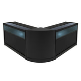 "IRIS" Set med LED-belysta Butiksmoduler CM60+ 2x B1200 – Svart