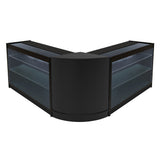 "HELIOS" Set med LED-belysta Butiksmoduler CM60+ 2x K1200 – Svart