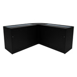 "HELIOS" Set med LED-belysta Butiksmoduler CM60+ 2x K1200 – Svart